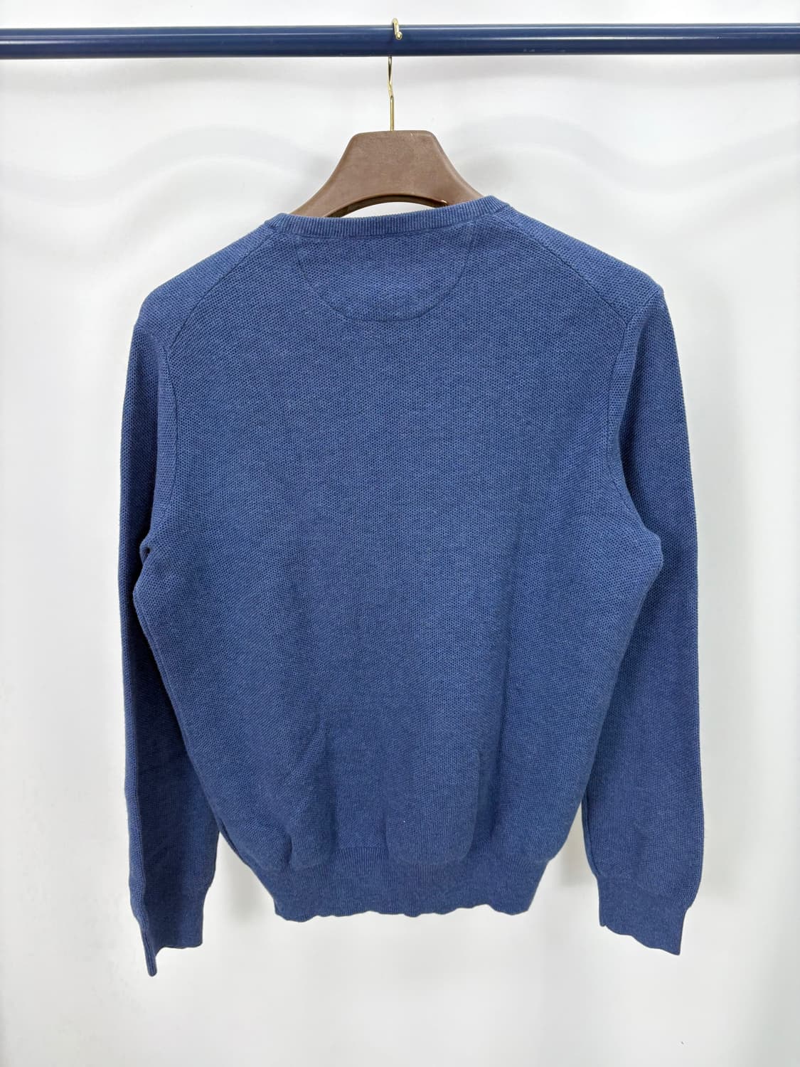 [M]폴로 블루 라운드 니트 CK9800 상품이미지8