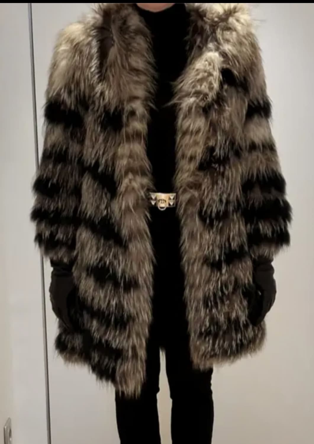 이자벨마랑Isabel Marant 폭스라쿤퍼 후드코트/0사이즈 상품이미지10