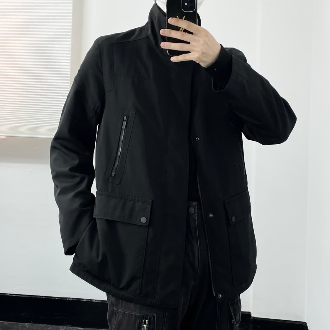 M(L) 휴고보스 하이넥 테크니컬 쉘 파카 상품이미지3