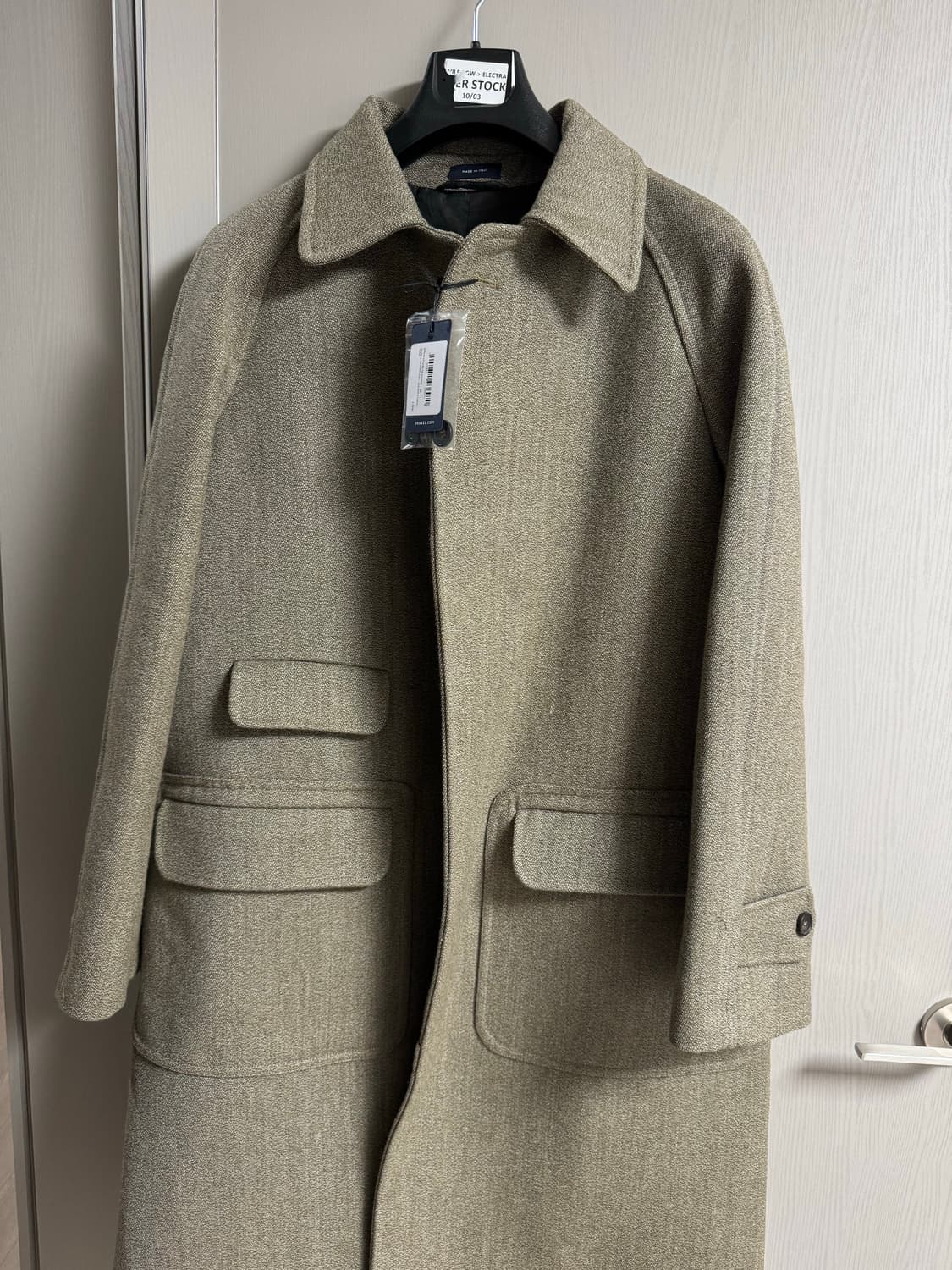 드레익스 로밧 키퍼트위드 레글런 오버코트 38사이즈 판매 상품이미지1