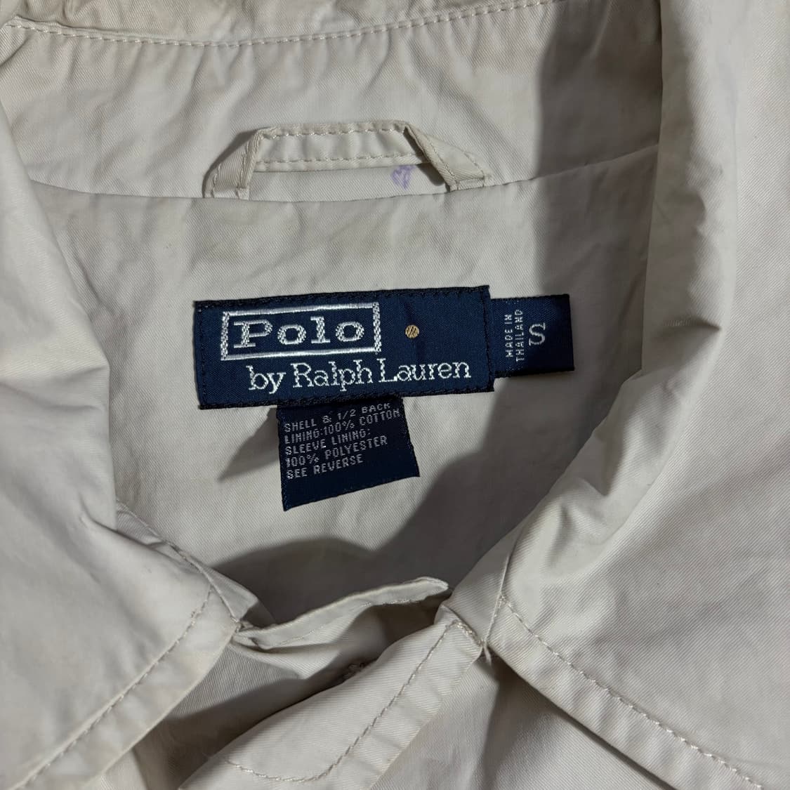 폴로랄프로렌 트렌치코트 베이지(S) 상품이미지4