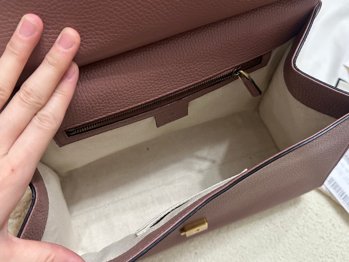 구찌 마몬트 마몽트 탑핸들 스몰 앤틱로즈 상품이미지5