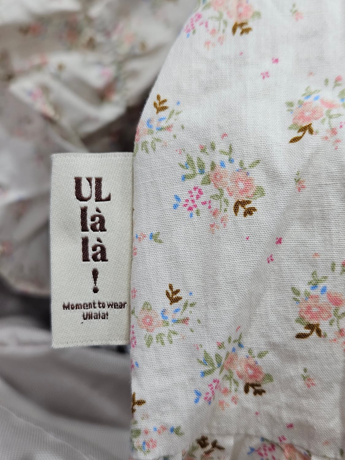 울랄라(Ullala) 플라워 면 레이스 파자마 블라우스 상품이미지9