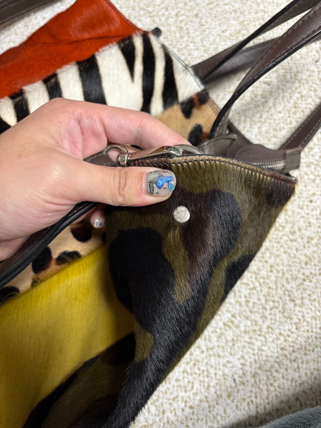 Crazy Pattern Leather Bag 상품이미지6