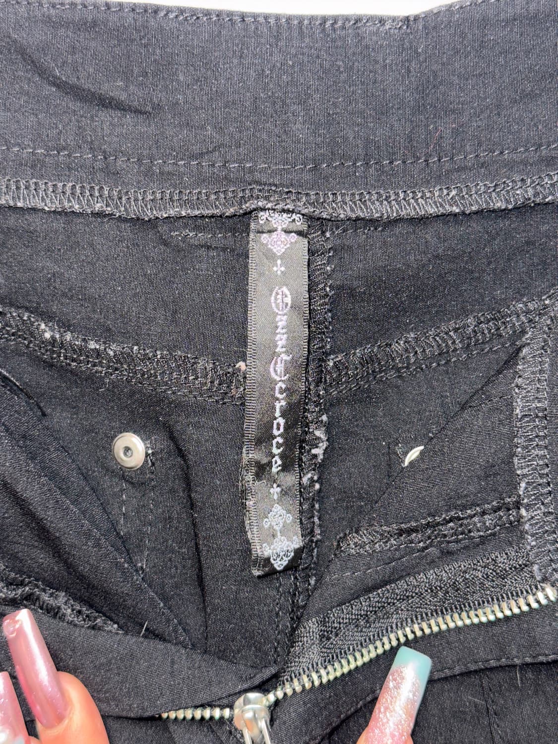 Ozz Croce black zipper bootscut pants 상품이미지7