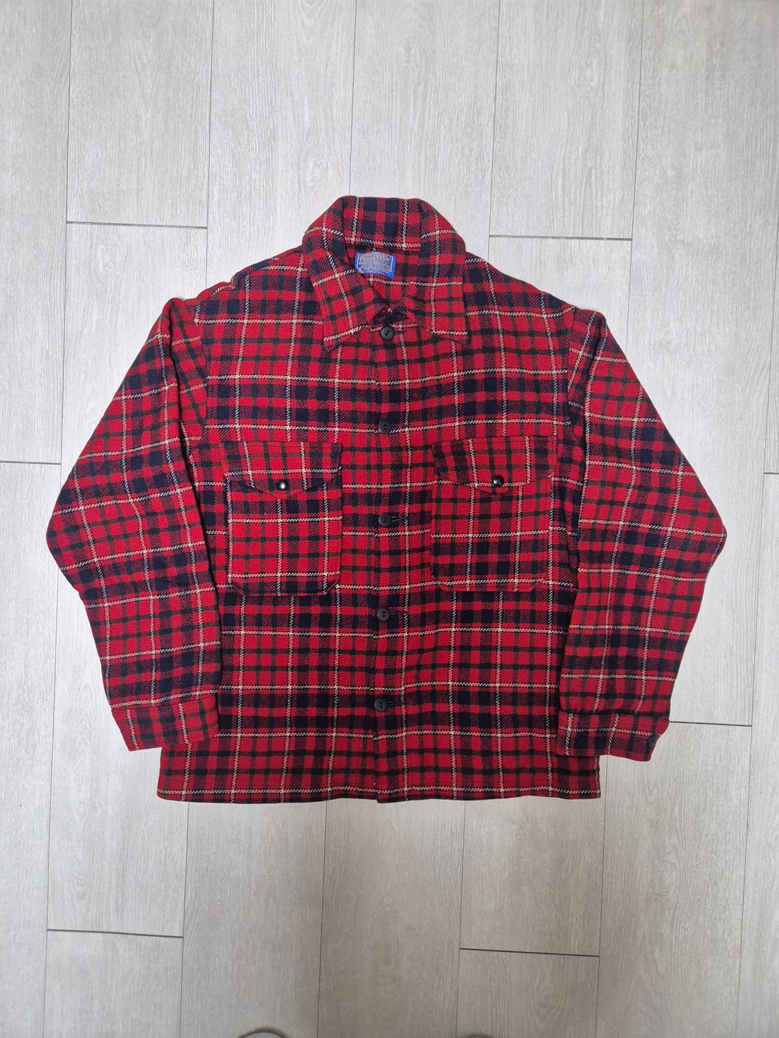 70s Pendleton 헤비울 플란넬 셔츠 상품이미지1