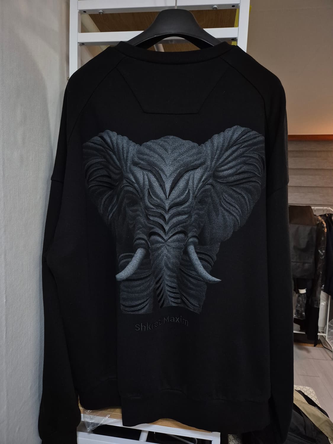 준지 막심 콜라보 코끼리 맨투맨 M 상품이미지1