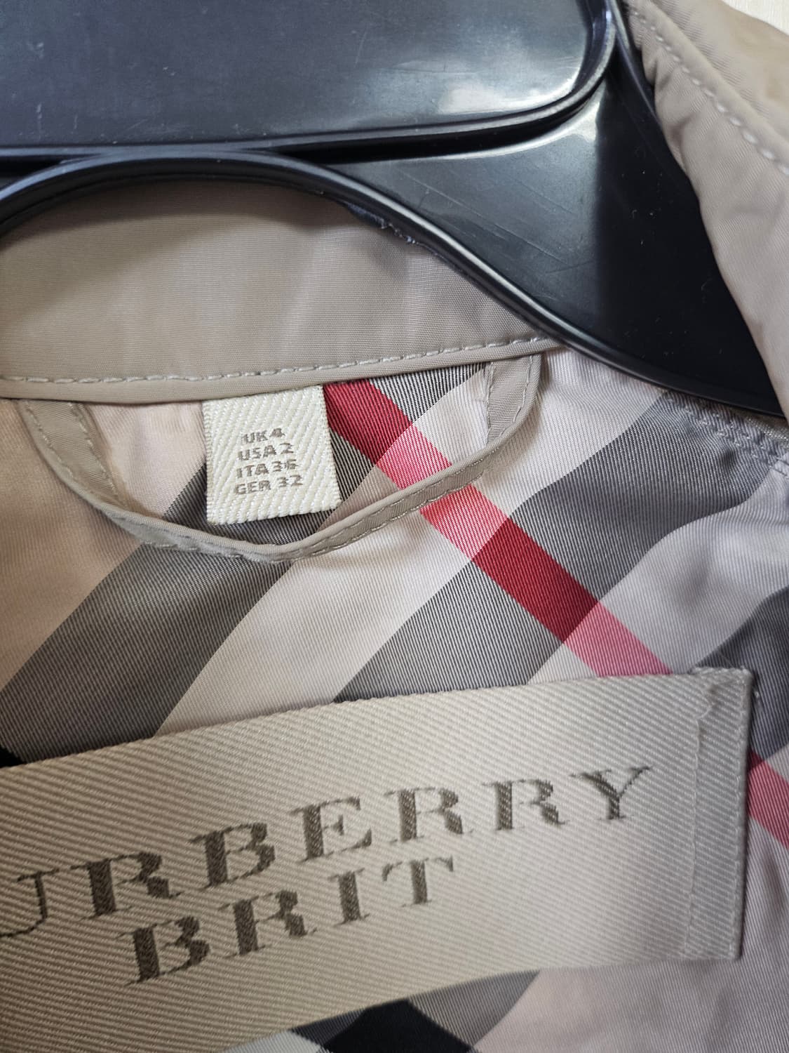 버버리정품 발모랄 트렌치코트  상품이미지3