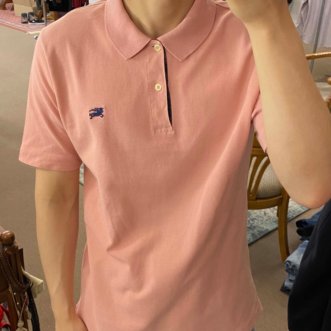 버버리 반팔 피케 셔츠 상품이미지3