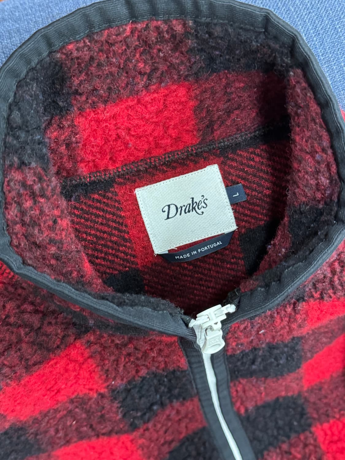 드레익스 버팔로 체크 플리스 자켓 L 상품이미지2