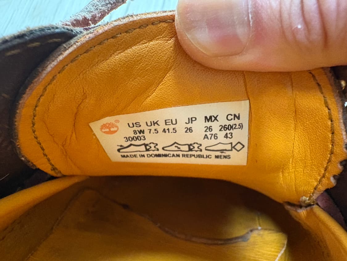 팀버랜드 3아이 보트슈즈 브라운 260 상품이미지7