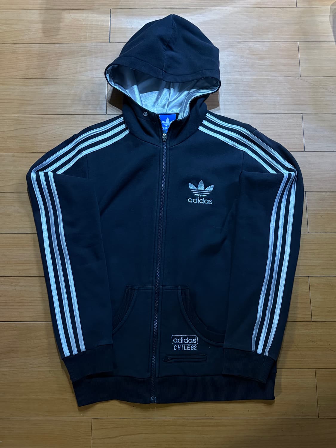 (빈티지) 아디다스 후드 집업 S 상품이미지2