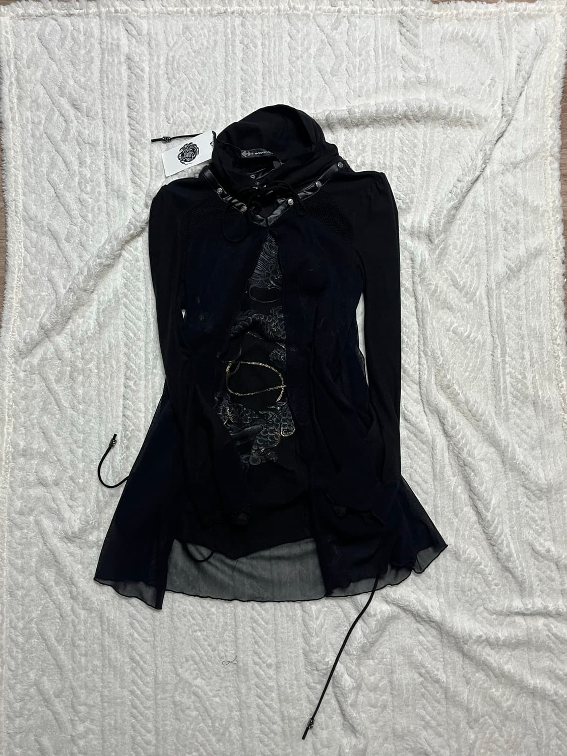 오즈온 ozz on 블랙 오리엔탈 원피스 큐빈파우닝리버티 상품이미지1