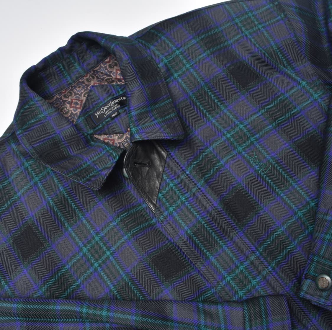 90s 입생로랑 페크 블루종 자켓 100 상품이미지4