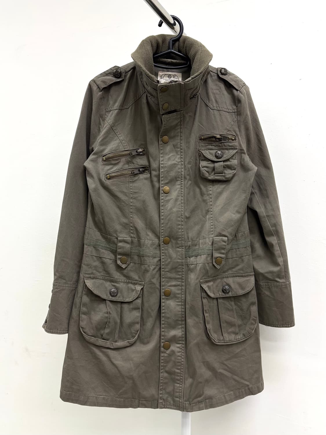 빈티지 y2k 락시크 하이넥 자켓 원피스 상품이미지5