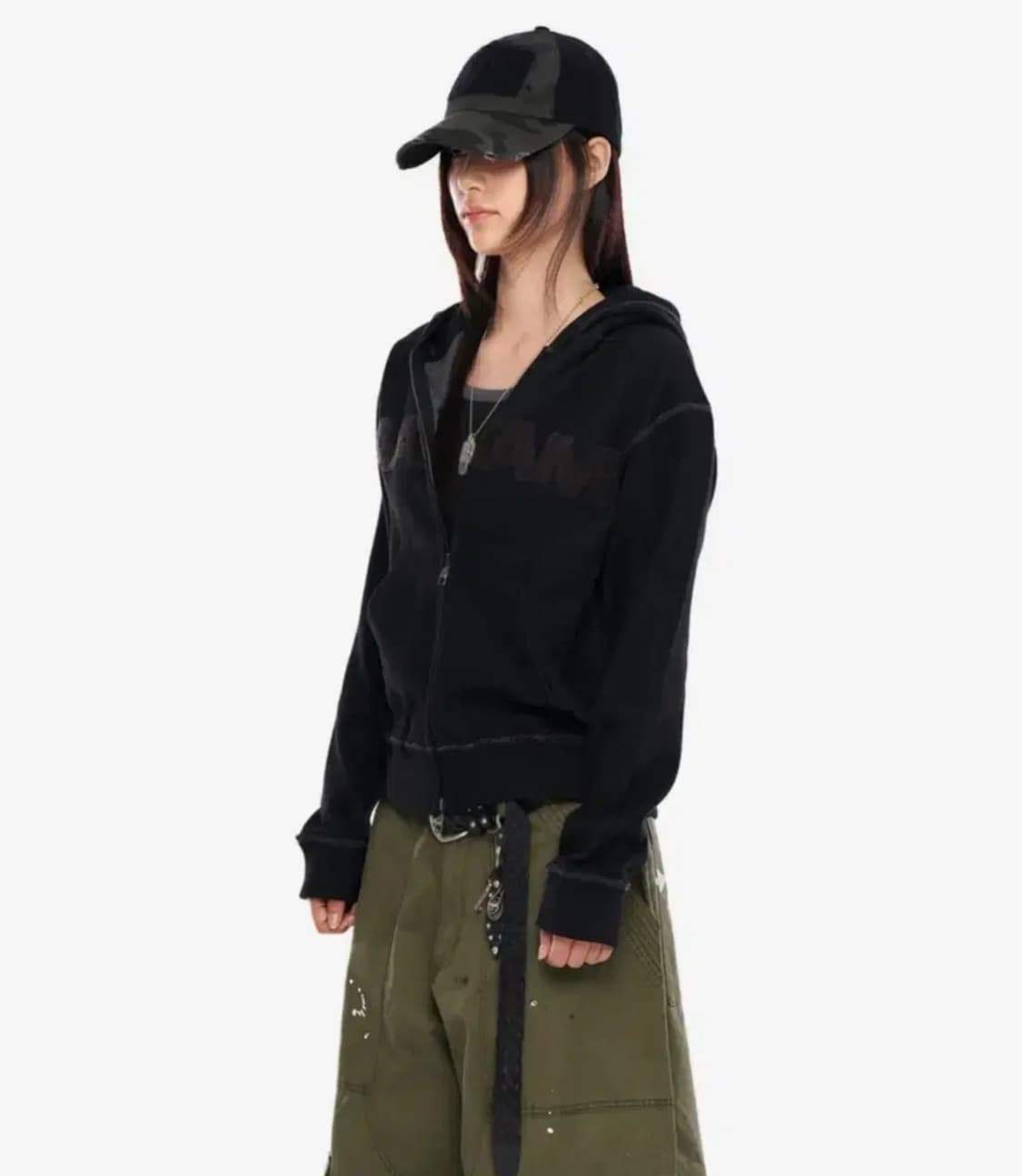 아캄 Boucle Logo Zip-Up Hoodie 상품이미지2