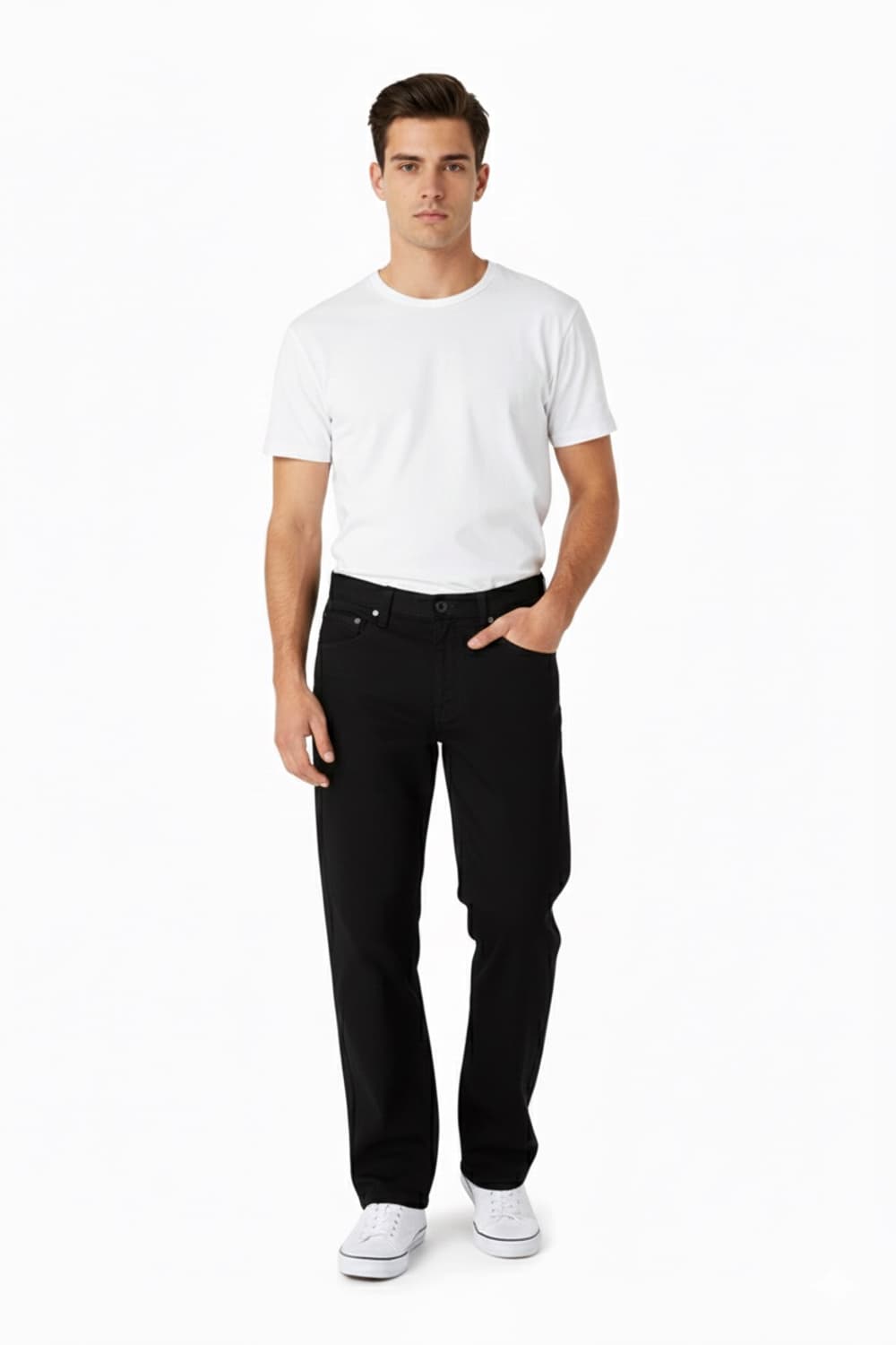 반스 어센틱 치노 팬츠(블랙) 상품이미지6