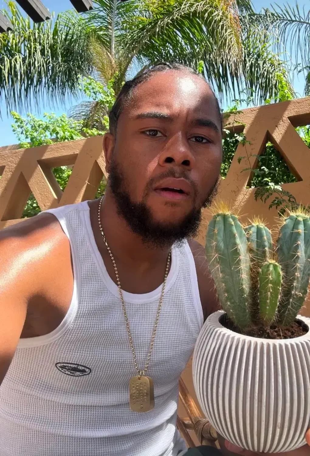 (새상품) 코르테이즈 탱크탑 나시 화이트(흰색) M 상품이미지4