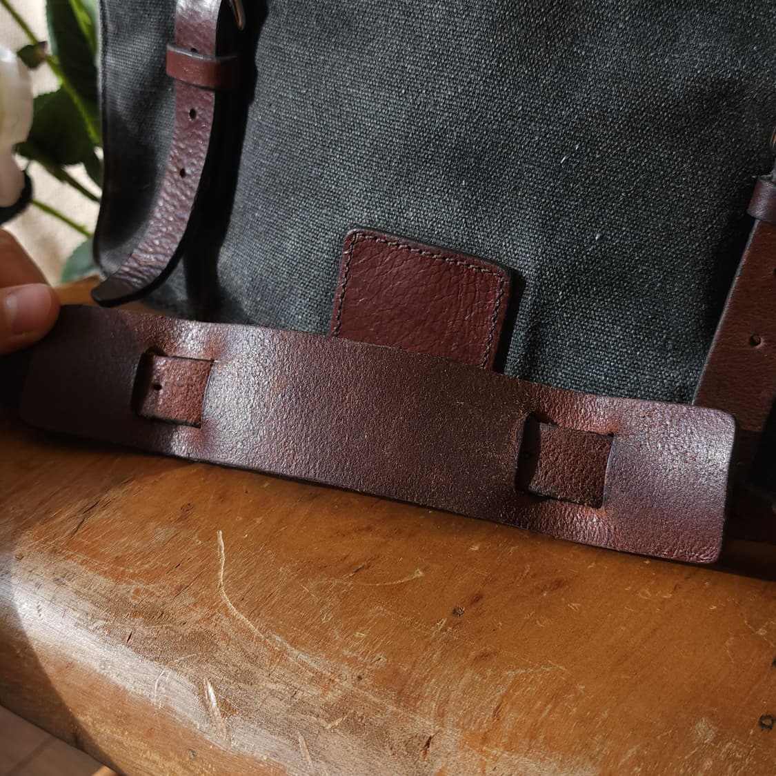 00년대 돌체앤가바나 캔버스 레더 메신져백 크로스백 상품이미지6