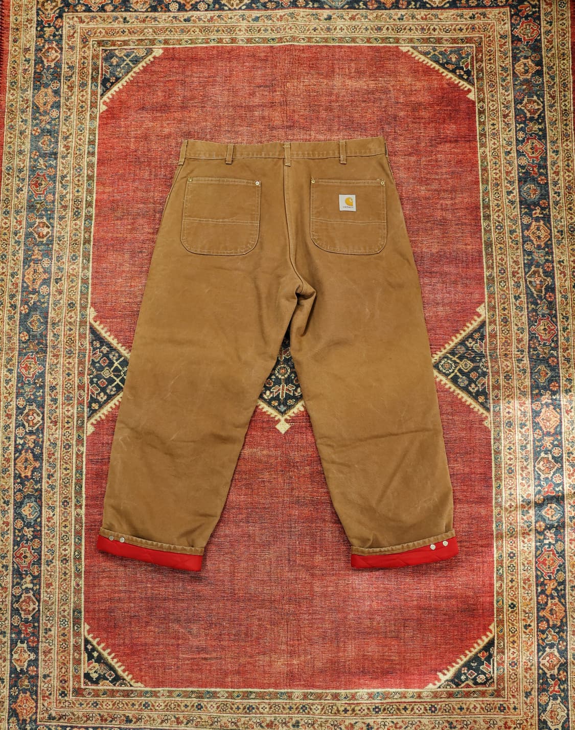 80s 빈티지 칼하트 100주년기념 워크팬츠 판매 상품이미지10