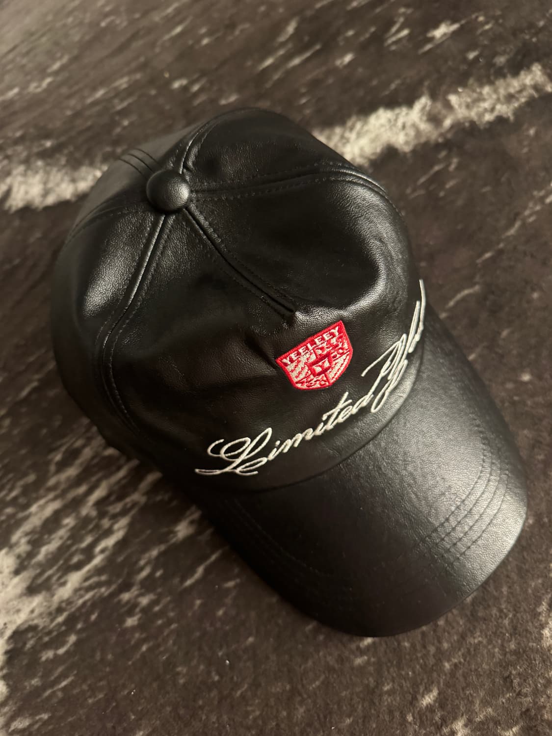 YEEL 패치 레더 볼캡 상품이미지1