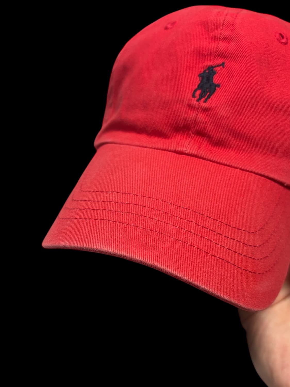폴로 랄프로렌 빈티지 레드 포니 볼캡 상품이미지7