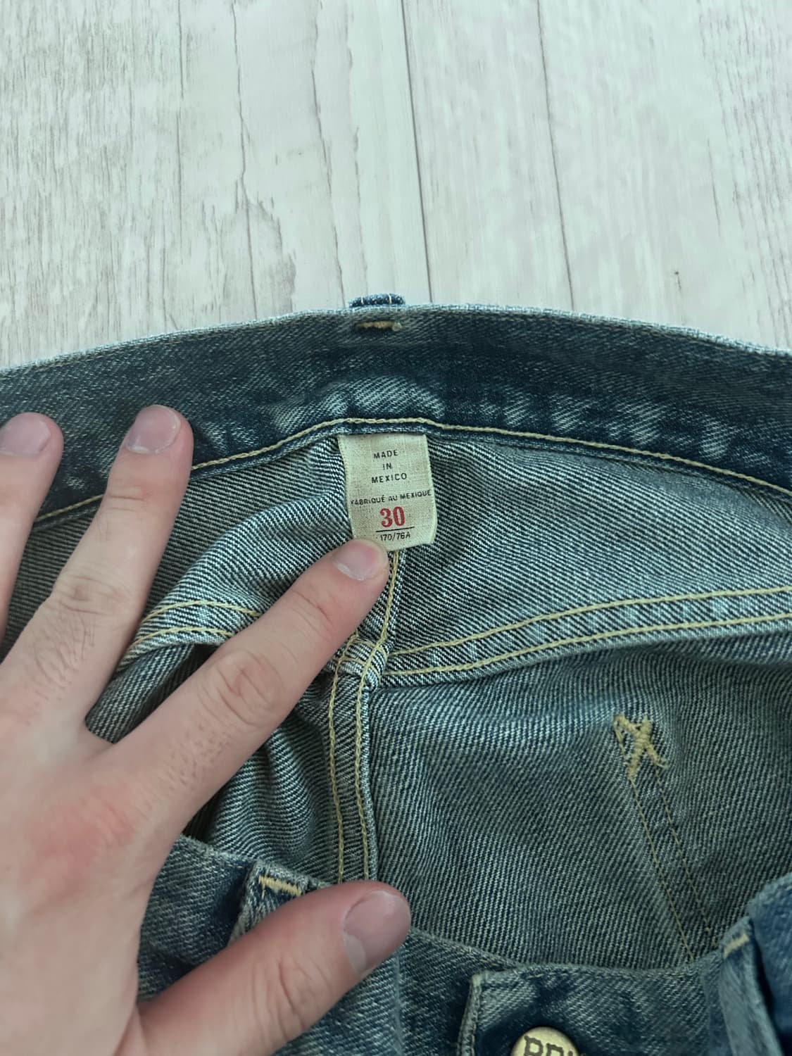 RRL 빈티지 파이브 포켓 데님 쇼츠 반바지 30 상품이미지3