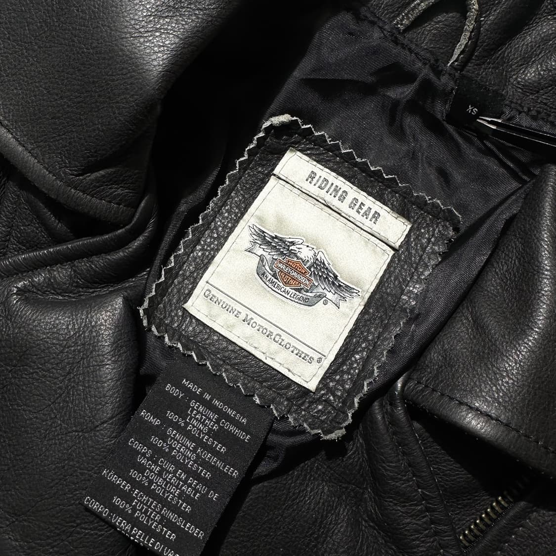 (매장판) 할리데이비슨 카우 레더 라이더 자켓 상품이미지4