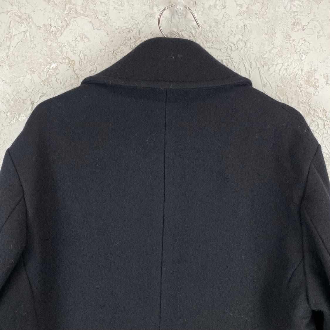 1990s 요지 야마모토 WORK SHOP 헤비 울 피 코트 상품이미지6