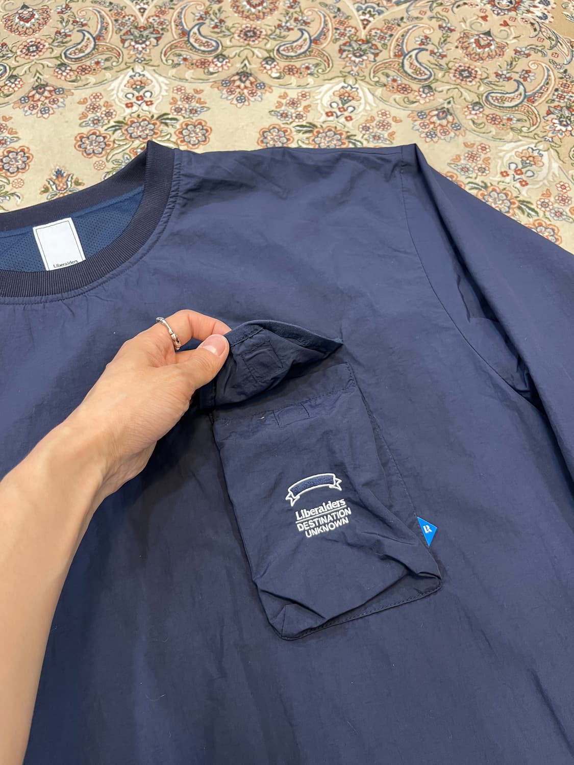 리버레이더스 22aw 나일론 팀 풀오버 상품이미지5