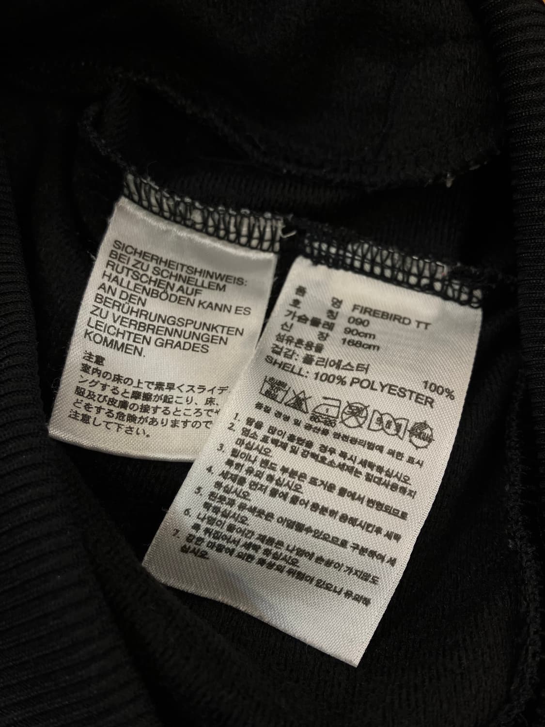 아디다스 져지 파이어버드 블랙 S  #csz906 상품이미지5
