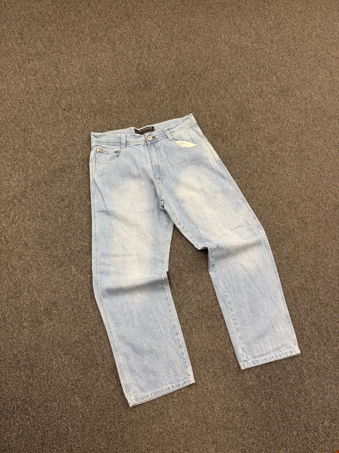 사우스 폴 빈티지 연청 올드스쿨 힙합팬츠 상품이미지1