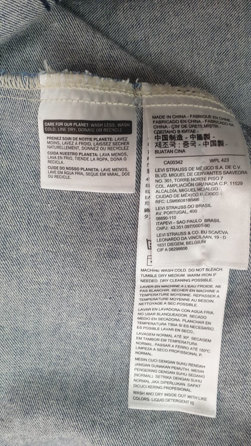 리바이스 LEJ 데님 트러커 자켓 레드라벨 상품이미지7