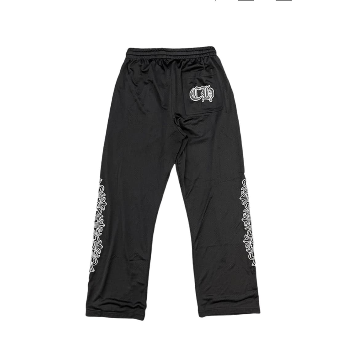 [L] 크롬하츠 메쉬 바시티 팬츠 블랙 상품이미지2