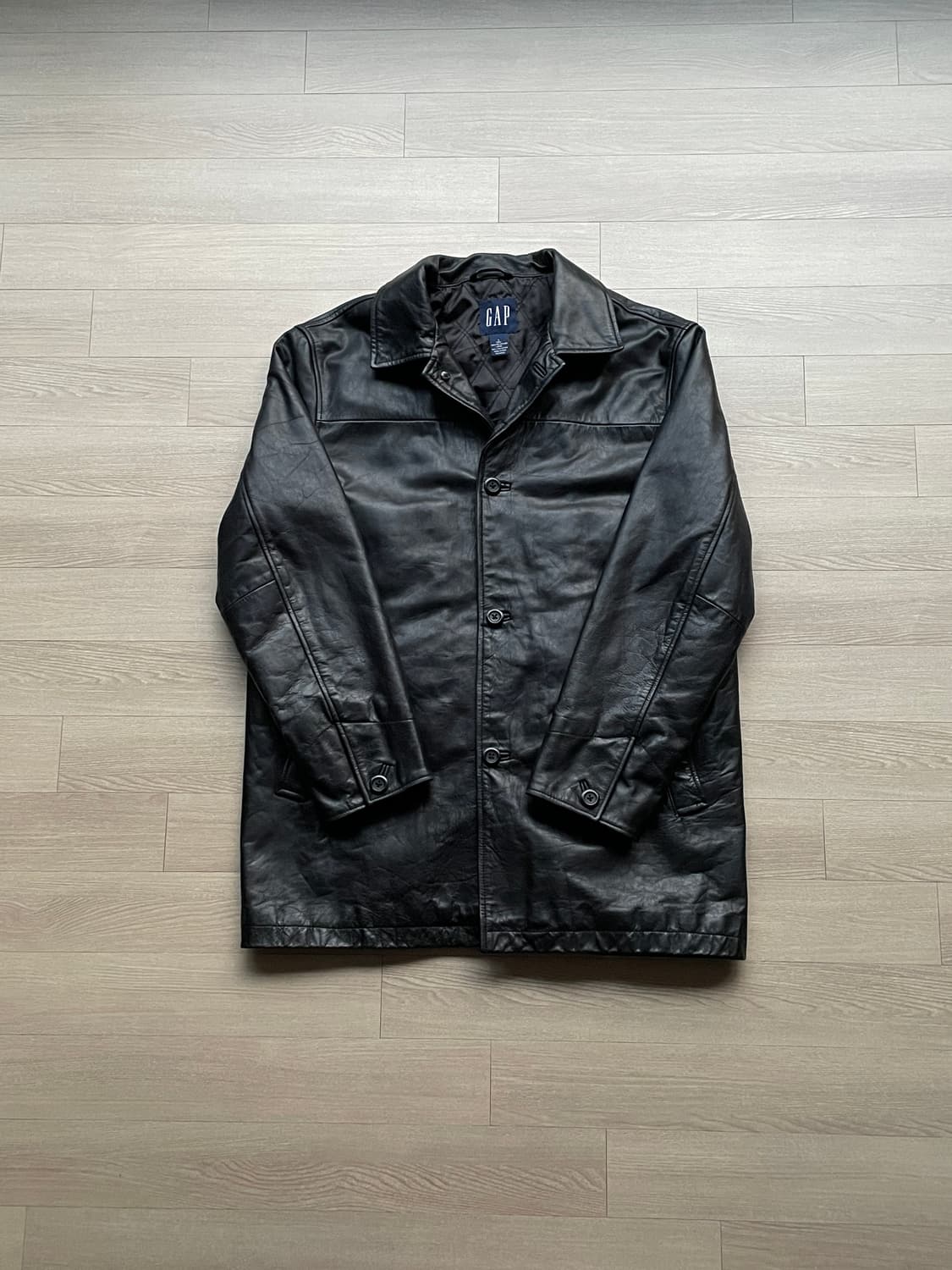 90s 올드갭 레더 카코트 gap carcoat 상품이미지1