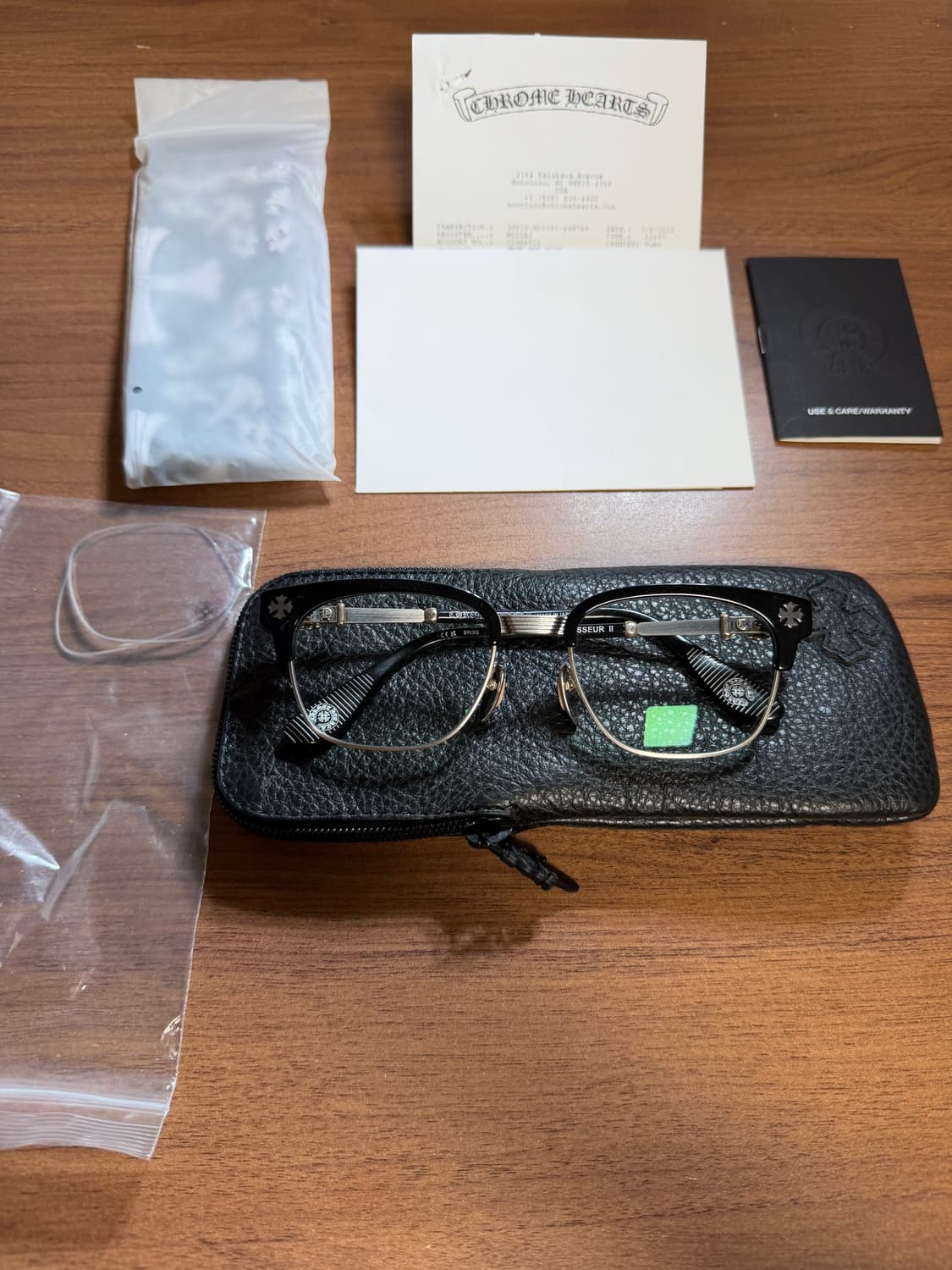 [OS] 크롬하츠 보넨노이슈어2 블랙 실버 상품이미지1