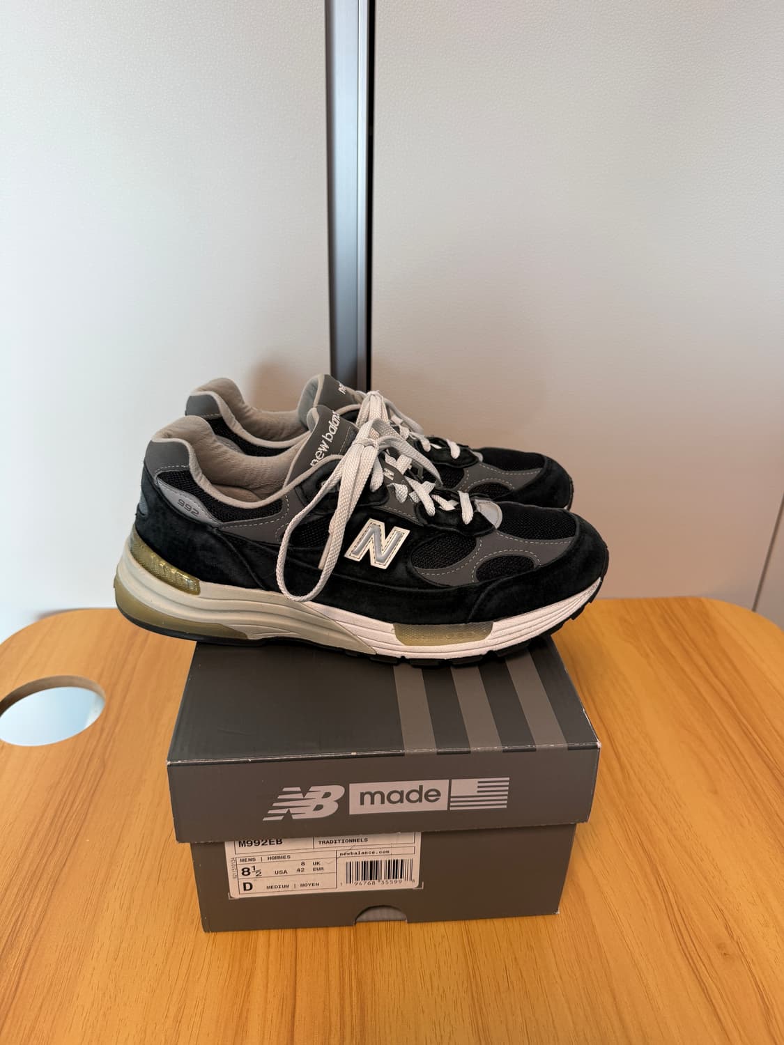 뉴발란스 992 블랙그레이 265 (M992EB) 상품이미지4