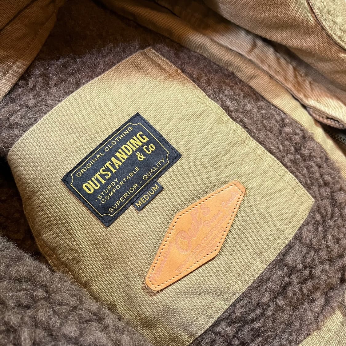 아웃스탠딩 쉐르파 하이넥 덱자켓 상품이미지5