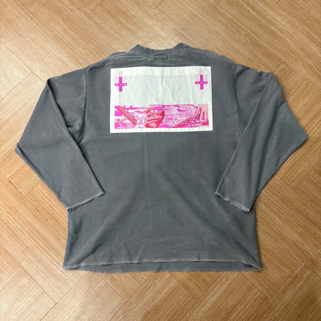 카브엠트 그레이 롱슬리브 티셔츠 상품이미지6