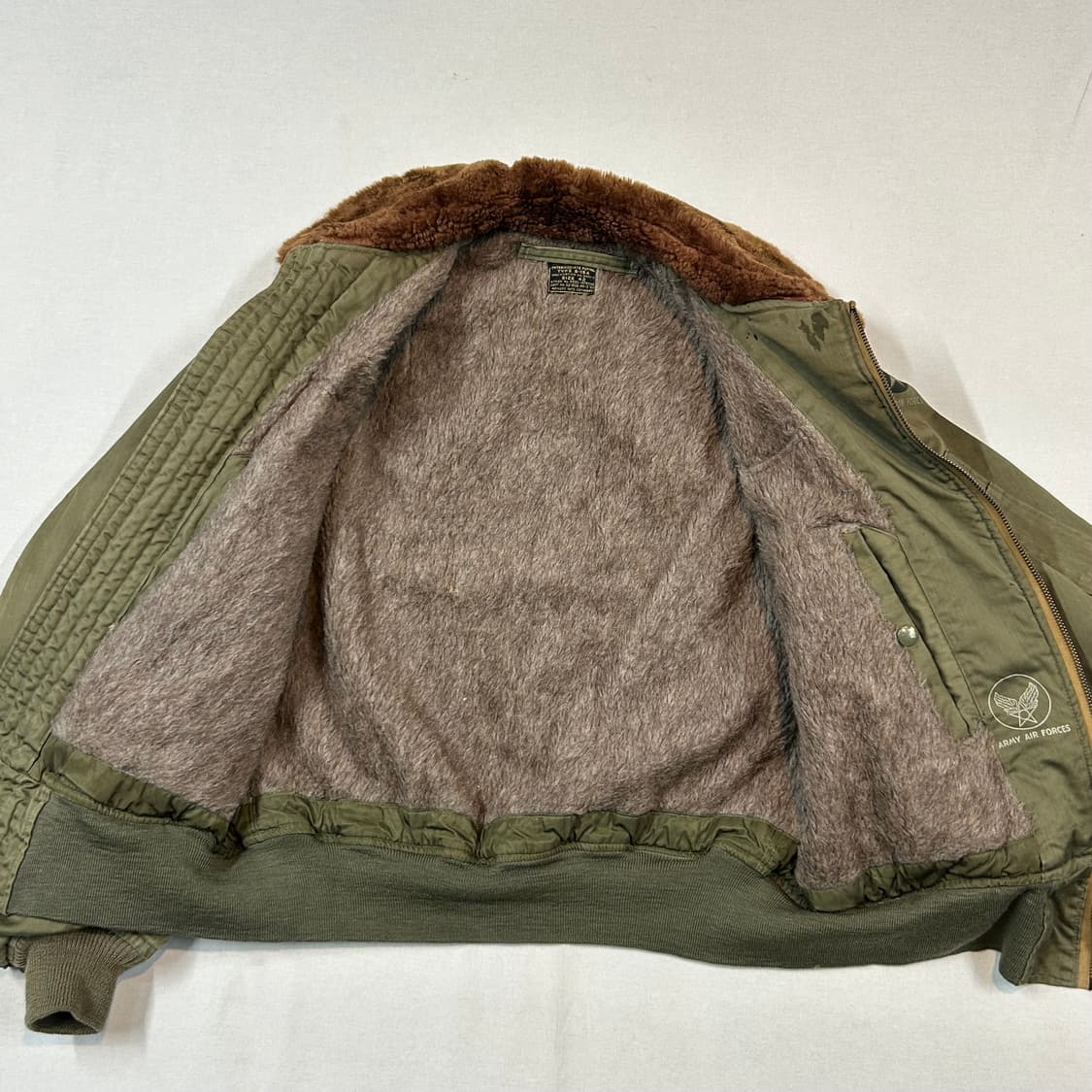 42) 40s 오리지널 USAFF B-15A 플라이트 재킷 (ARNOFF 상품이미지7