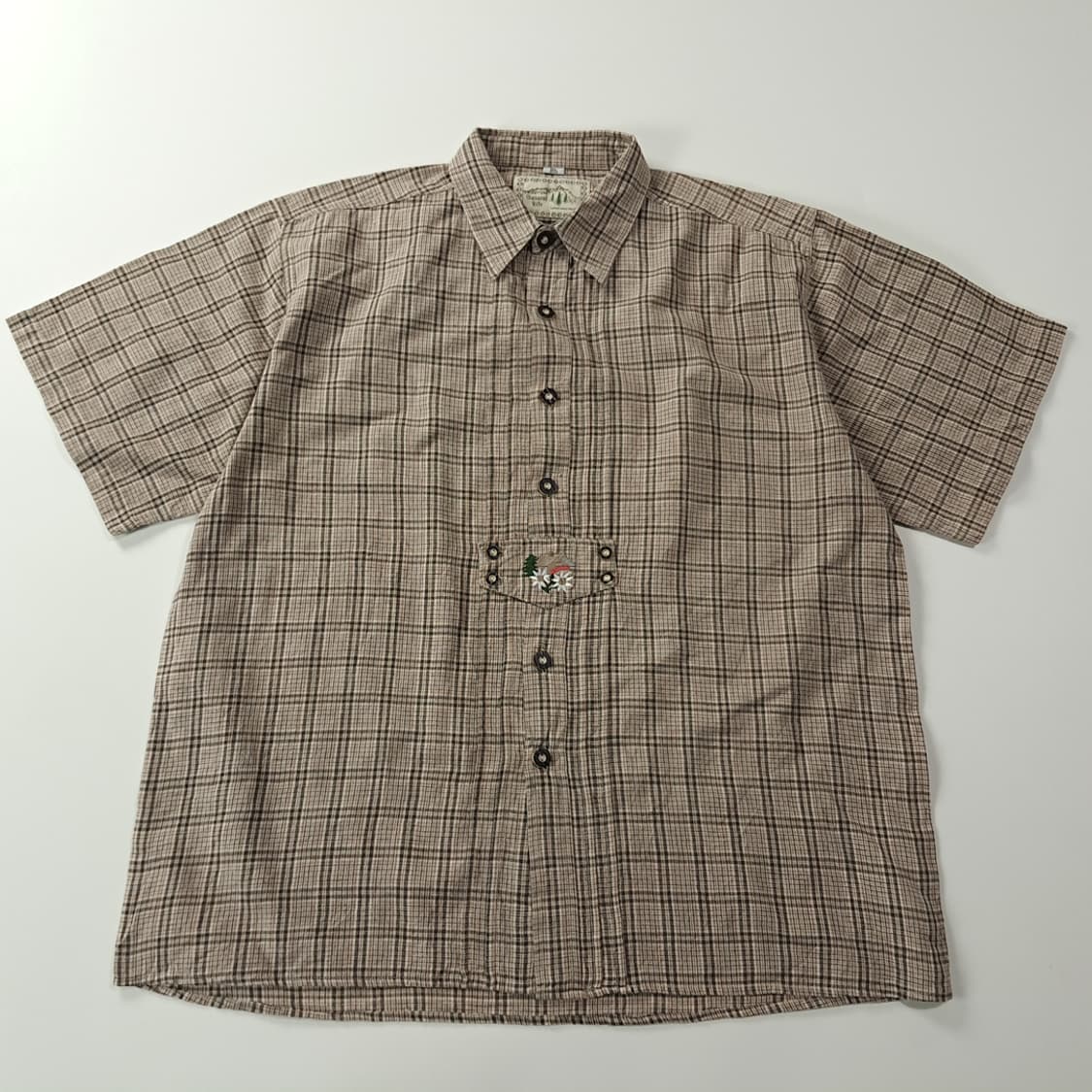 CK278 L 내추럴라이프 90s 트라흐텐 바바리안 반팔 알펜 셔츠 남 상품이미지1