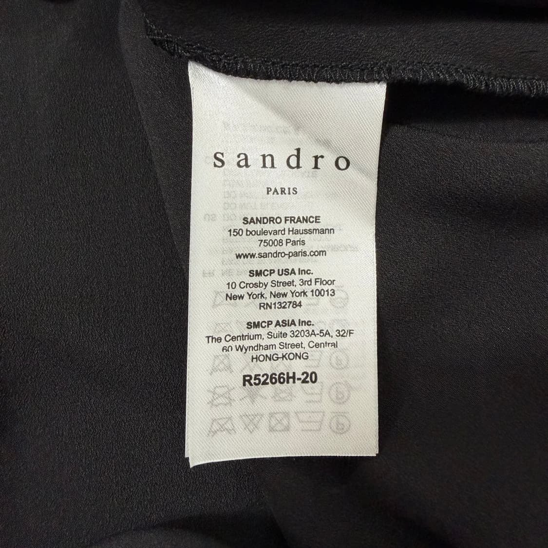 산드로(SANDRO) 프린팅 러플 포인트 실크 미니 원피스 상품이미지9