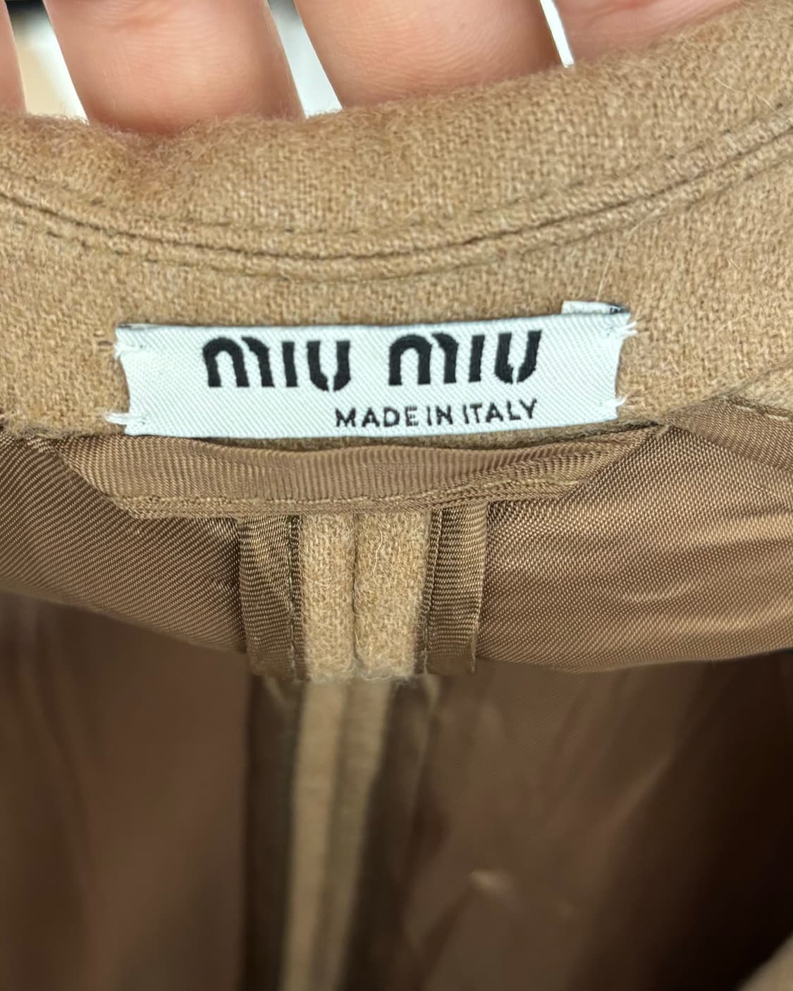 미우미우 베이지 블레이저 자켓 상품이미지7