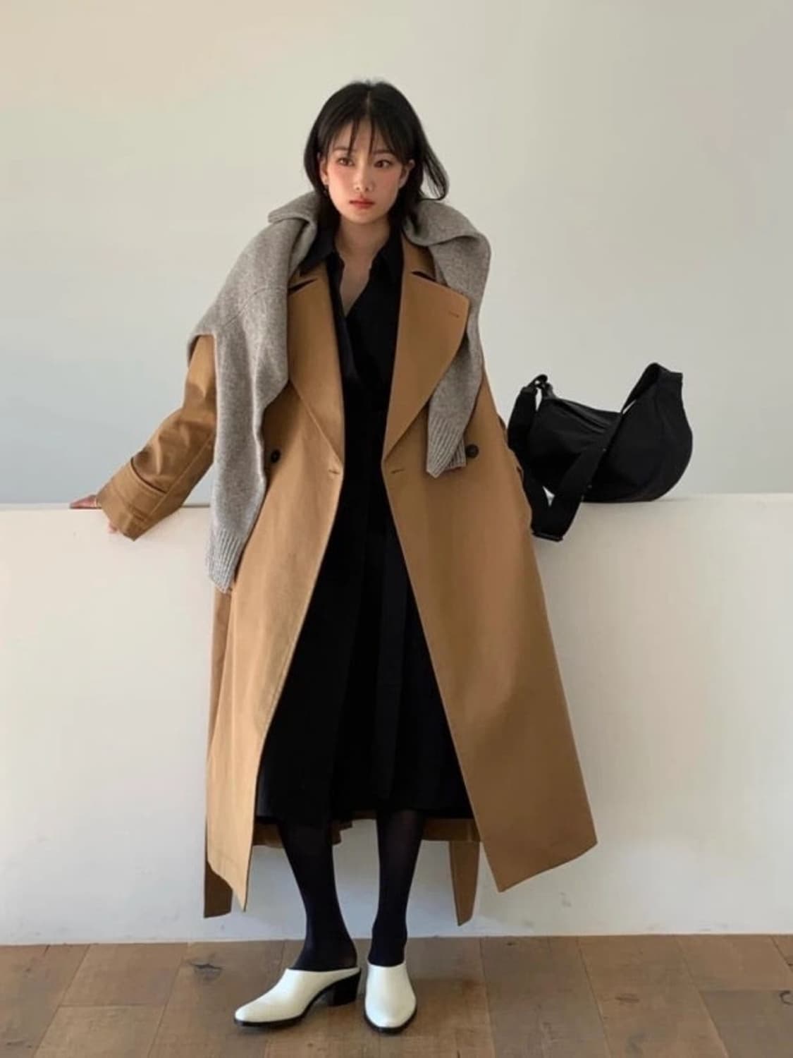 [새제품] 자라 x 스튜디오니콜슨 오버사이즈 트렌치코트 브라운 상품이미지1