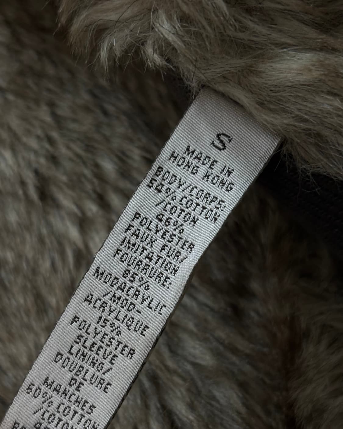 Abercrombie 아베크롬비 브라운 퍼안감 후드집업 상품이미지6