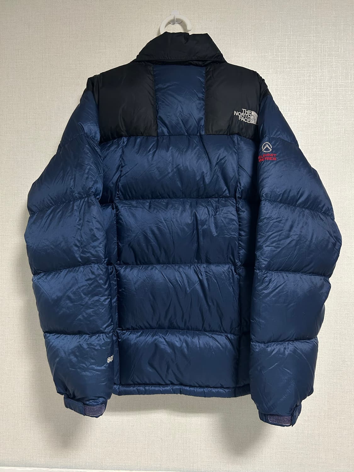 노스페이스 써밋 로체 구스다운 패딩 800 네이비 100 L 상품이미지5