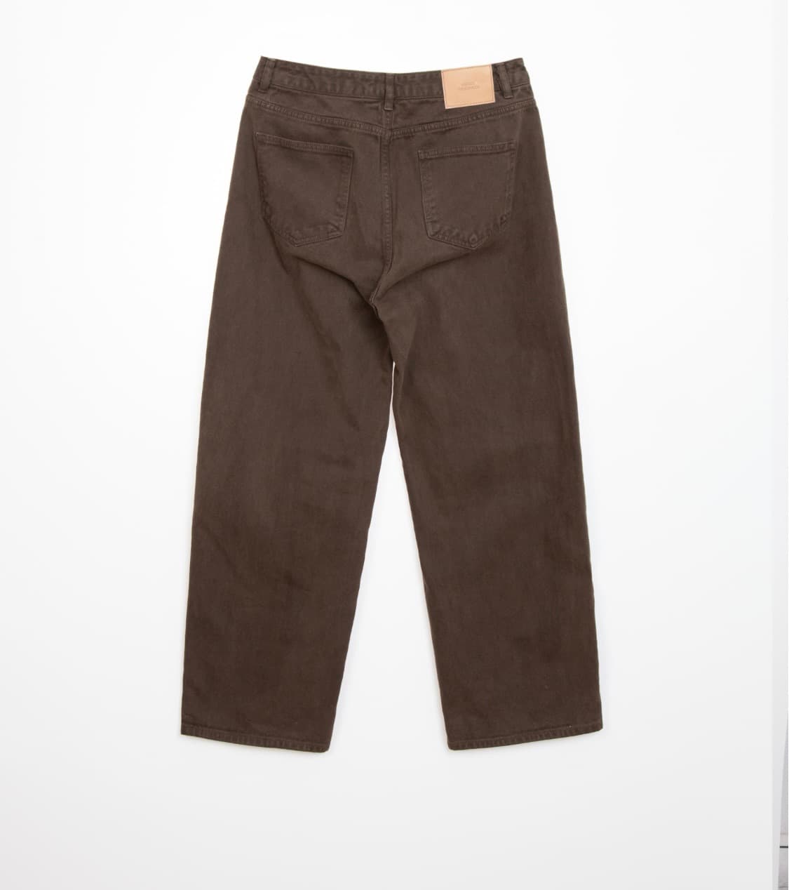 마티스 더 큐레이터 WIDE DYEING DENIM PANTS 딥브라운 상품이미지2