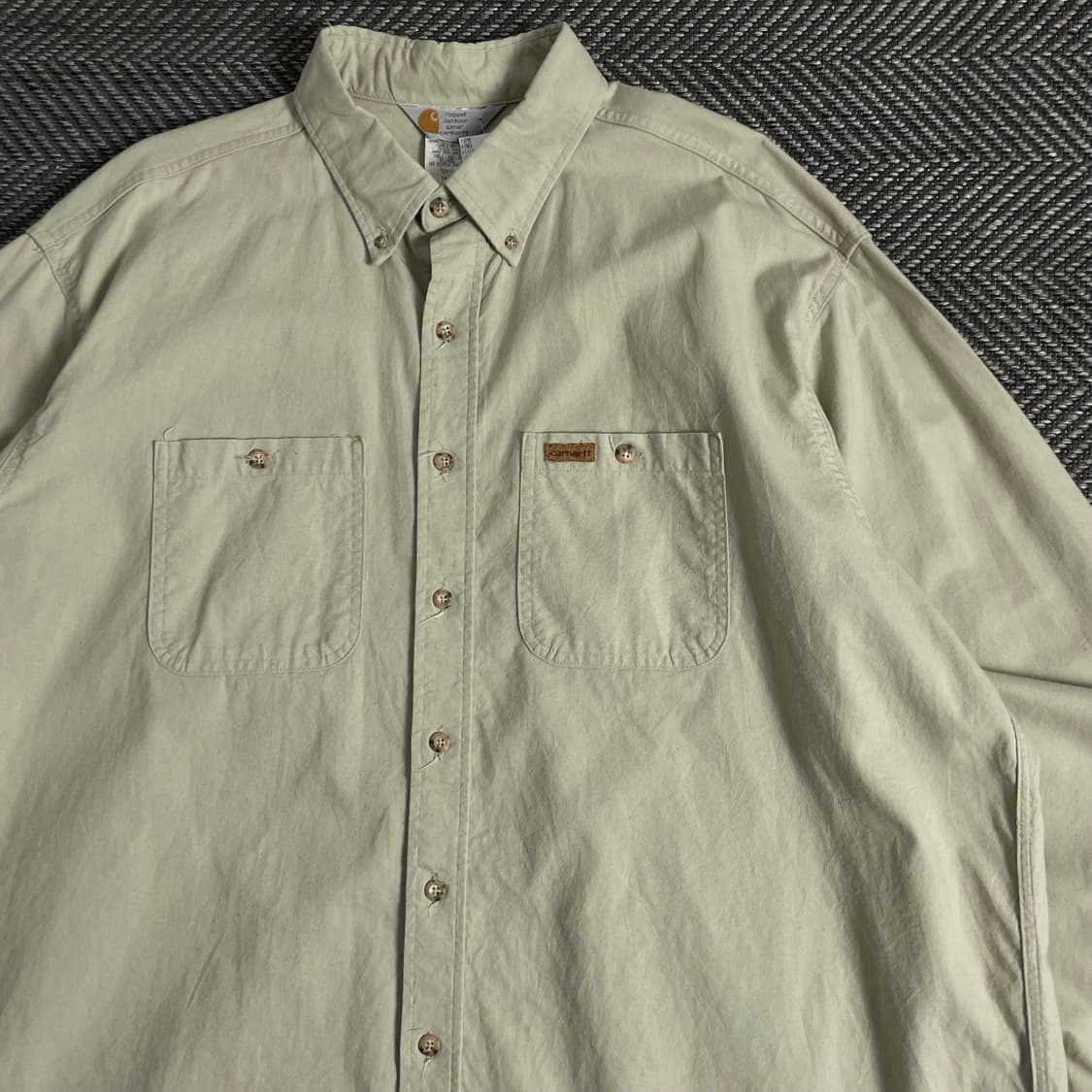 칼하트 USA 오리지날 박시핏 패치로고 박시핏 워크 셔츠y 3394 상품이미지5