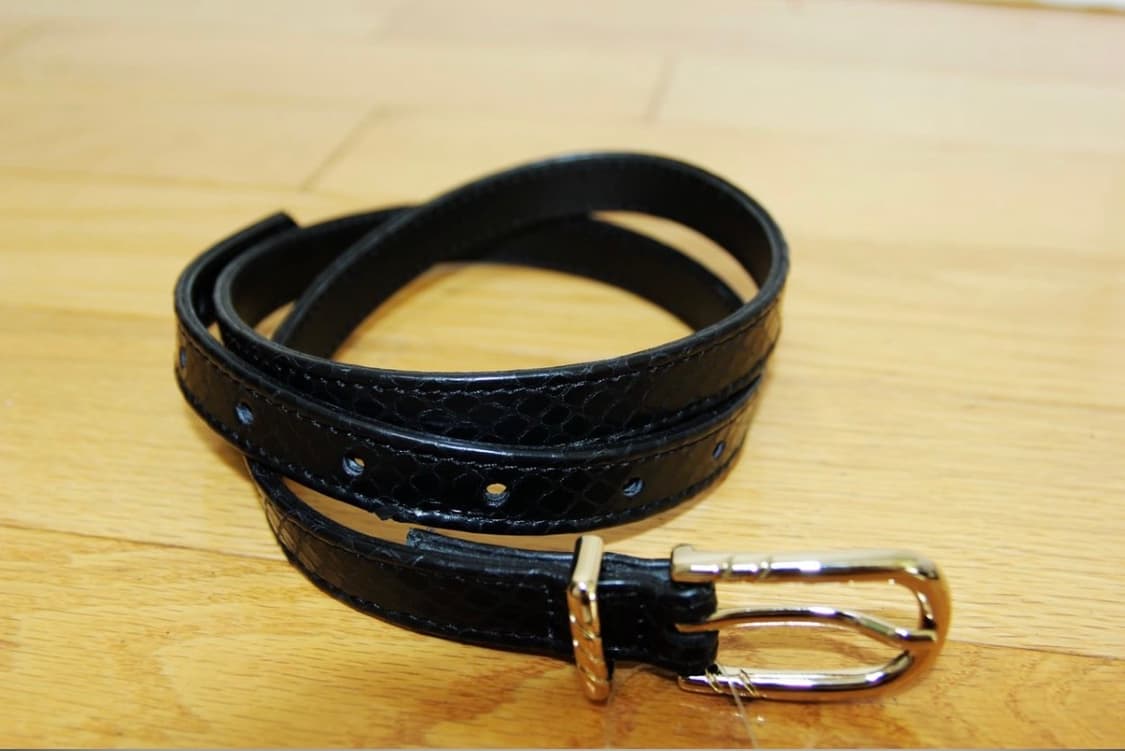 ERNEST W BAKER 스키니 가죽 벨트 상품이미지1