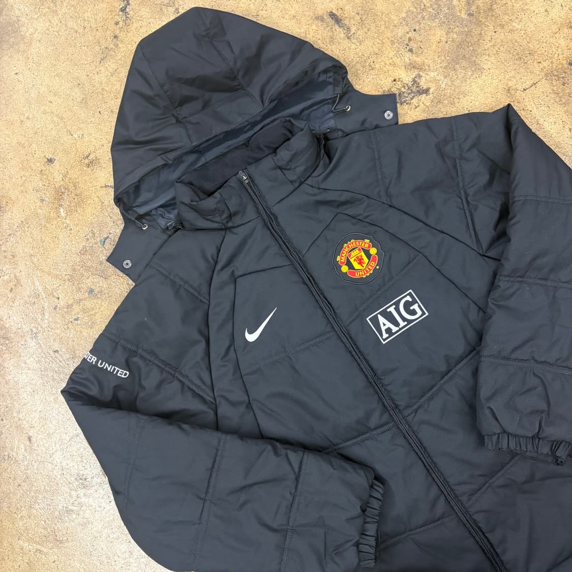 [정품/m,100] 나이키 맨유 패딩 점퍼 자켓 b17 상품이미지1